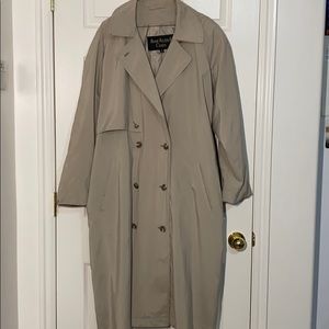COPY - khaki vintage double breasted trench coat